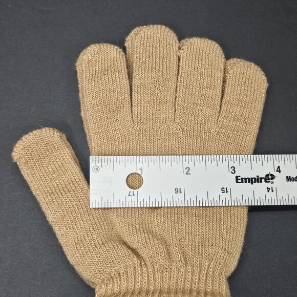 Youth Gloves One Size Bundle Of 3, Red White And Sparkling Tan Christmas Themed - Picture 7 of 8